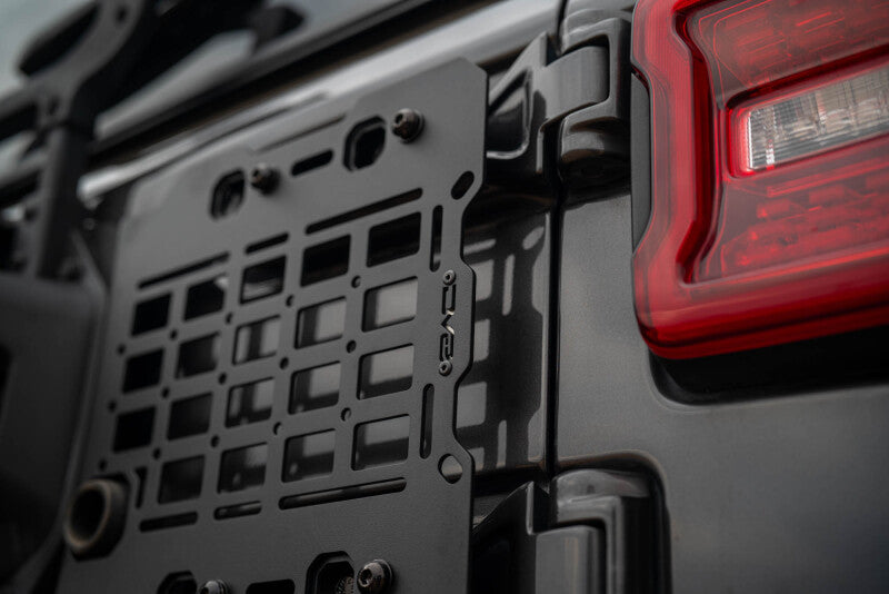 DV8 Offroad 2018-2025 Jeep Wrangler JL Tailgate Reinforcement Molle Panel Exterior Trim DV8 Offroad