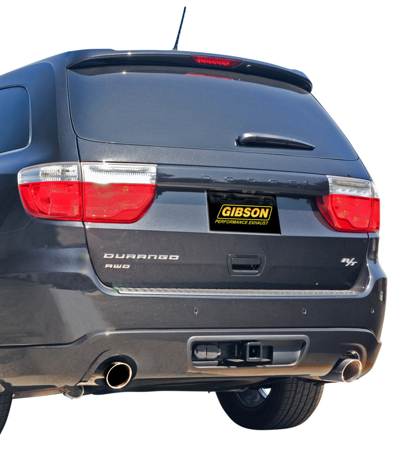 Gibson 11-18 Dodge Durango R/T 5.7L 2.25in Axle-Back Dual Exhaust - Aluminized Axle Back Gibson
