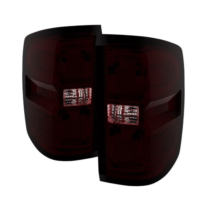 xTune Chevy Silverado 2014-2016 OEM Style Tail Lights -Dark Smoked ALT-JH-CS14-OE-RSM Tail Lights SPYDER
