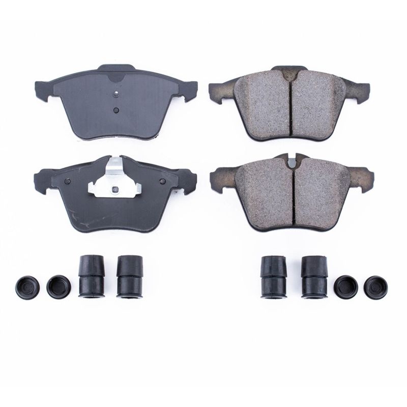 Power Stop 06-08 Jaguar S-Type Front Z17 Evolution Ceramic Brake Pads w/Hardware Brake Pads - OE PowerStop
