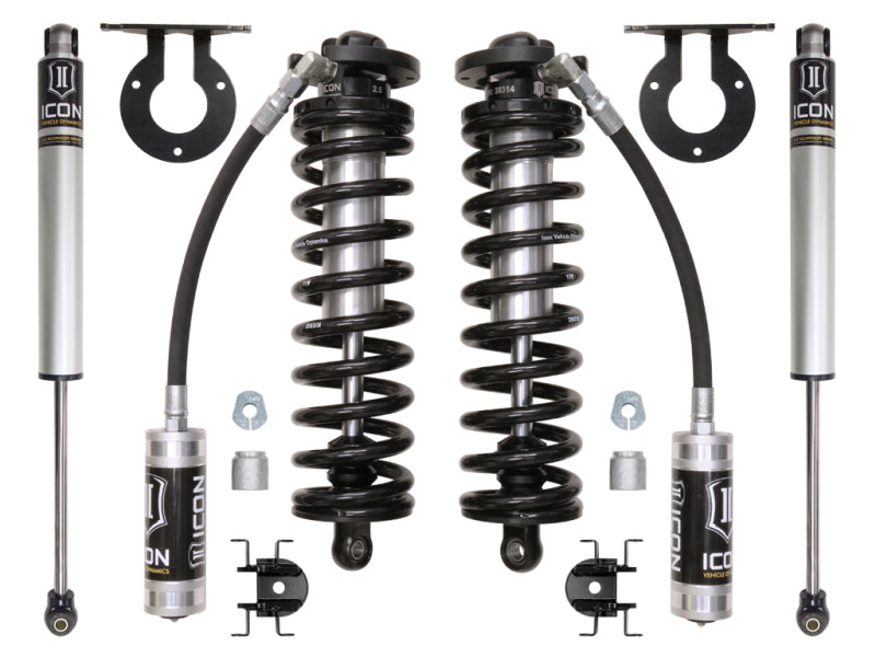 ICON 05-16 Ford F-250/F-350 2.5-3in Stage 1 Coilover Conversion System Coilover Components ICON
