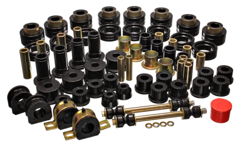 Energy Suspension 94-01 Dodge Ram 1500 2WD / 94-02 Ram 2500/3500 2WD Black Hyper-flex Master Bushing Bushings - Full Vehicle Kits Energy Suspension