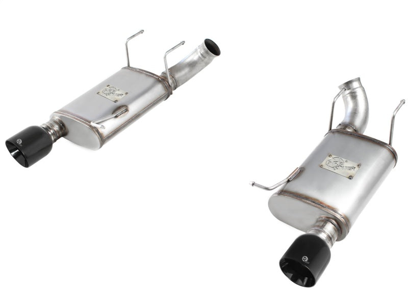 aFe MACHForce XP Exhaust 11-14 Ford Mustang GT V8-5.0L 3in. Stainless Steel Axle-Back w/Black Tips Axle Back aFe