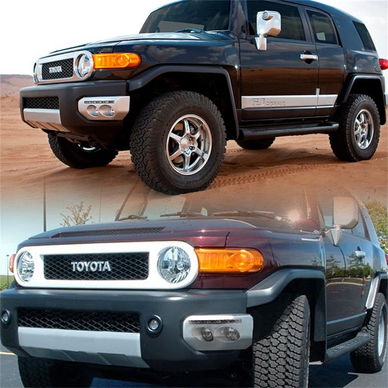 Spyder Toyota FJ Cruiser 07-14 Fog Lights W LED Daytime Running Lights w/swch- Clear FL-DRL-TFJ07-C Fog Lights SPYDER