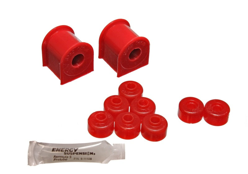 Energy Suspension 89-94 Nissan 240SX (S13) Red 15mm Rear Sway Bar Bushing Set Bushing Kits Energy Suspension