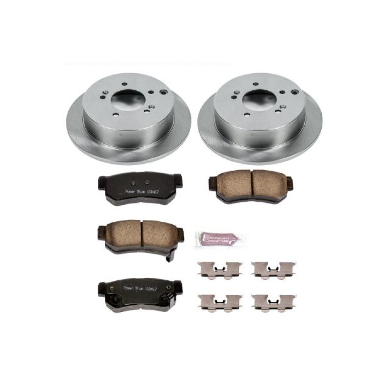 Power Stop 01-06 Hyundai Santa Fe Rear Autospecialty Brake Kit Brake Kits - OE PowerStop