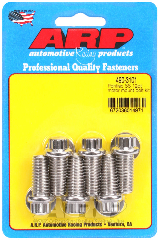 ARP Pontiac SS 12pt Motor Mount Bolt Kit Hardware Kits - Other ARP