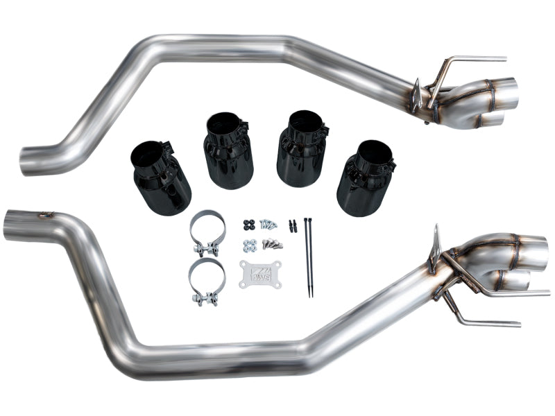 AWE Tuning C6 Chevrolet Corvette Z06/ZR1 Track Edition Axle-Back Exhaust w/ Diamond Black Tips Axle Back AWE Tuning
