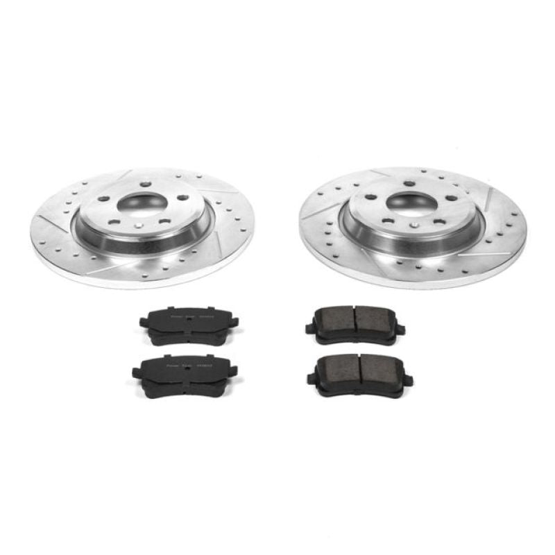 Power Stop 09-16 Audi A4 Rear Z23 Evolution Sport Brake Kit Brake Kits - Performance D&S PowerStop