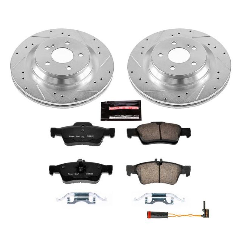 Power Stop 09-14 Mercedes-Benz CL550 Rear Z23 Evolution Sport Brake Kit Brake Kits - Performance D&S PowerStop