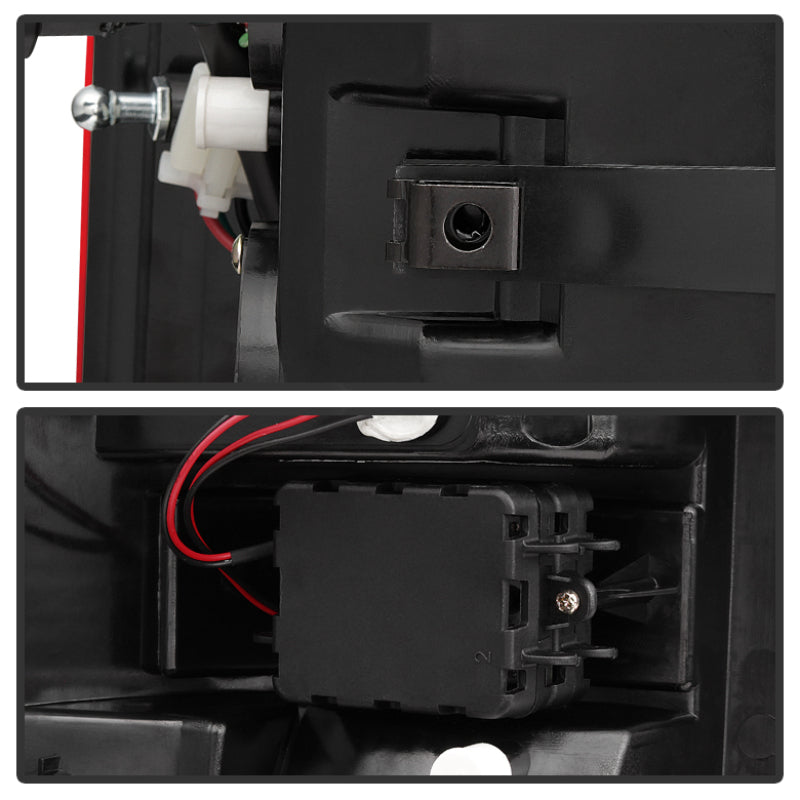 Spyder Dodge Ram 07-08 1500/Ram 07-09 2500/3500 LED Tail Lights Red Clear ALT-YD-DRAM06-LED-RC Tail Lights SPYDER