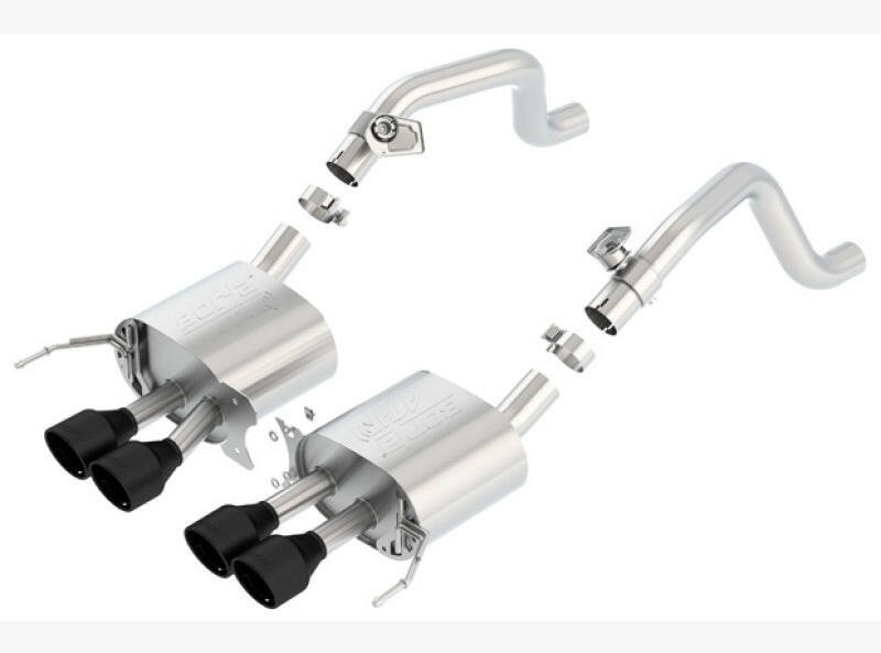 Borla 14-17 C7 Corvette Stingray Axle-Back ATAK Exhaust 2.75in to Muffler Dual 2.0in Out 4.25in Tip Axle Back Borla