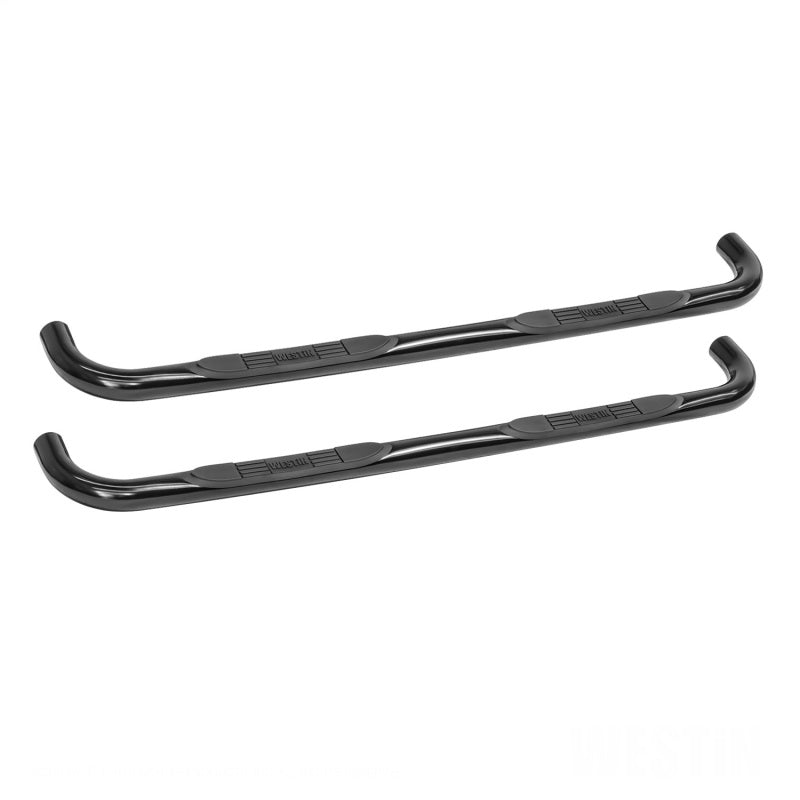 Westin 1999-2014 Chevy Silverado 1500 Ext. Cab E-Series 3 Nerf Step Bars - Black Nerf Bars Westin