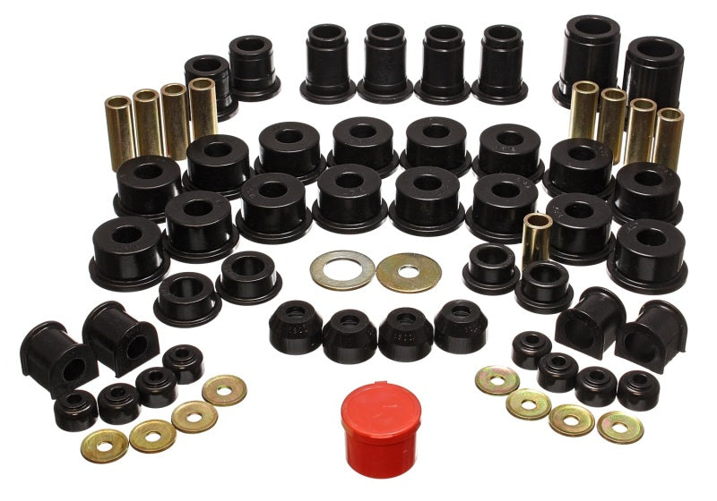 Energy Suspension 90-95 Toyota 4 Runner 2WD/4WD Black Hyper-Flex Master Bushing Set Bushings - Full Vehicle Kits Energy Suspension
