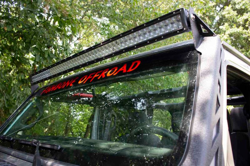 Fishbone Offroad 2018+ Jeep Wrangler JL Windshield Light Bracket Light Mounts Fishbone Offroad