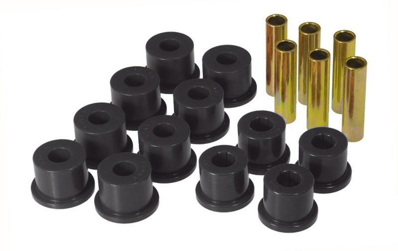 Prothane GM Rear Spring & Shackle Bushings (w/ 1.5in OD Frame Shackle Bush) - Black Bushing Kits Prothane