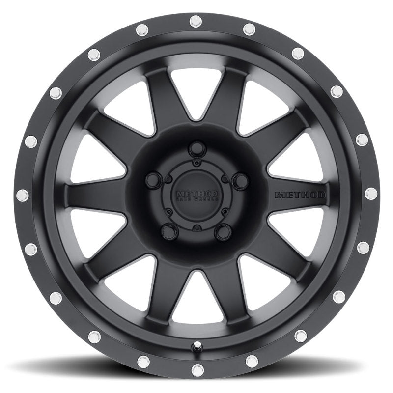 Method MR301 The Standard 16x8 0mm Offset 5x4.5 83mm CB Matte Black Wheel Wheels - Cast Method Wheels