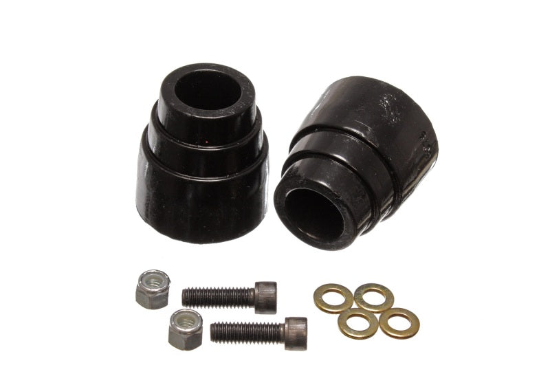 Energy Suspension 00-04 Ford Excursion 4WD Black Front Axle Bump Stop Set Bushing Kits Energy Suspension