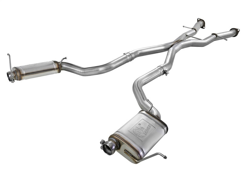aFe MACHForce XP Cat-Back Exhaust Stainless No Tips 12-15 Jeep Grand Cherokee SRT/SRT-8 V8 Hemi 6.4L Catback aFe