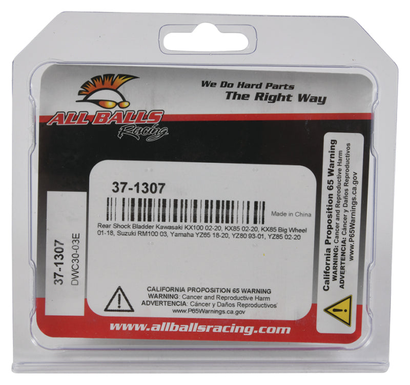 All Balls Racing 02-23 Kawasaki KX85 Rear Shock Bladder Shocks and Struts All Balls Racing