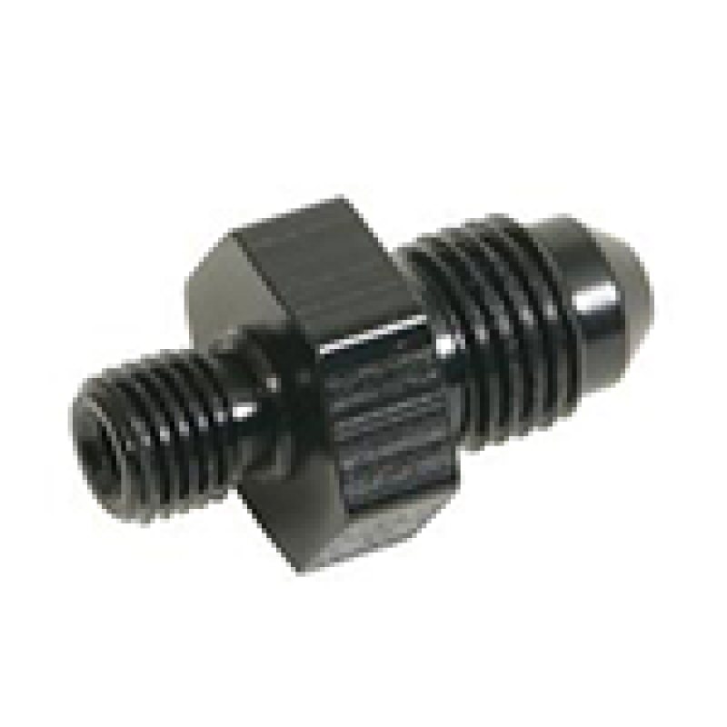 Fragola -6AN x 10mm x 1.0 Male Adapter-Weber - Black Fittings Fragola