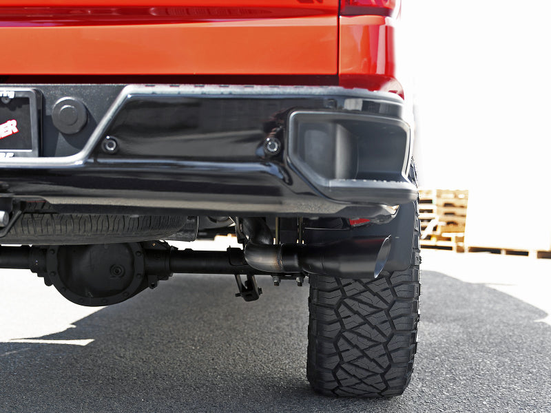 aFe Vulcan Series 3in 304SS Exhaust Cat-Back w/Blk Tip 2019 GM Silverado/Sierra 1500 L4-2.7L (t) Catback aFe