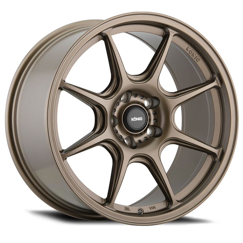 Konig Lockout 16x7.5 4x108 ET40 Matte Bronze Wheels - Cast Konig