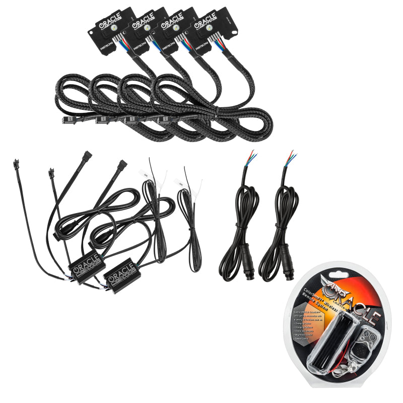 Oracle Jeep Wrangler JL/Gladiator JT RGB+W Headlight DRL Upgrade Kit - ColorSHIFT Headlights ORACLE Lighting