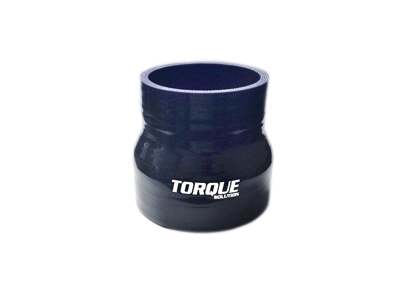 Torque Solution Transition Silicone Coupler 3 inch to 3.5 inch Black Universal Silicone Couplers & Hoses Torque Solution