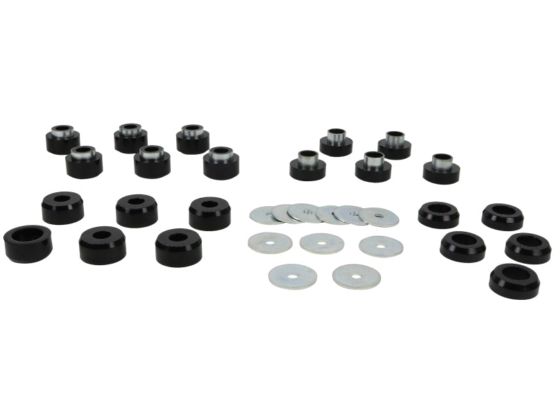 Whiteline 1997-2006 Jeep Wrangler Body Mount Bushing Set Bushing Kits Whiteline
