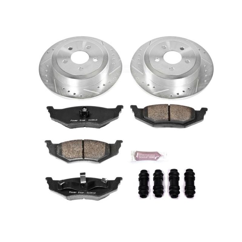Power Stop 95-00 Chrysler Cirrus Rear Z23 Evolution Sport Brake Kit Brake Kits - Performance D&S PowerStop