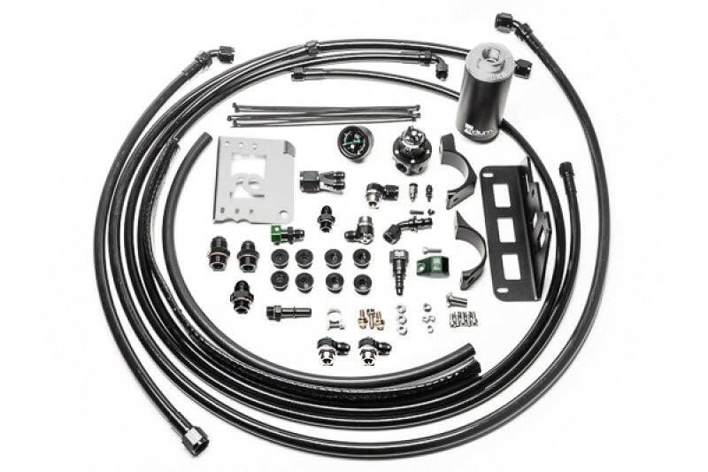 Radium Engineering 08-15 Cadillac CTS-V Fuel Hanger Plumbing Kit - Microglass Filter Fuel Pump Hangers Radium Engineering