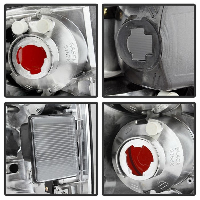 Spyder Nissan Titan 04-14 Euro Style Tail Lights Black Smoke ALT-YD-NTI04-BSM Tail Lights SPYDER