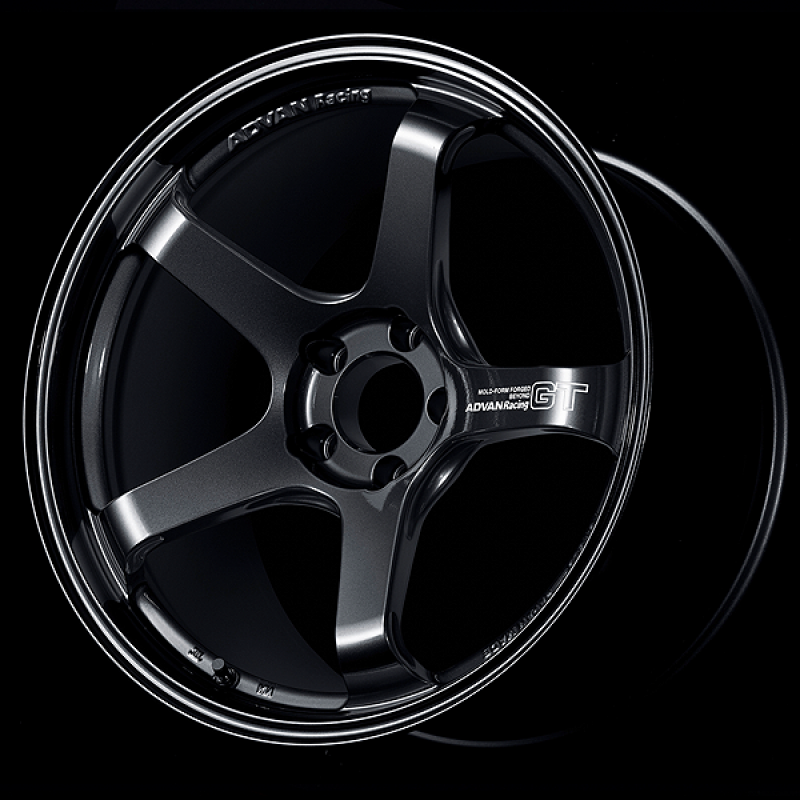 Advan GT Beyond 17X9.0 / +45 Offset / 5x114.3 BC / +45mm Bore / Racing Titanium Black Wheels - Forged Advan