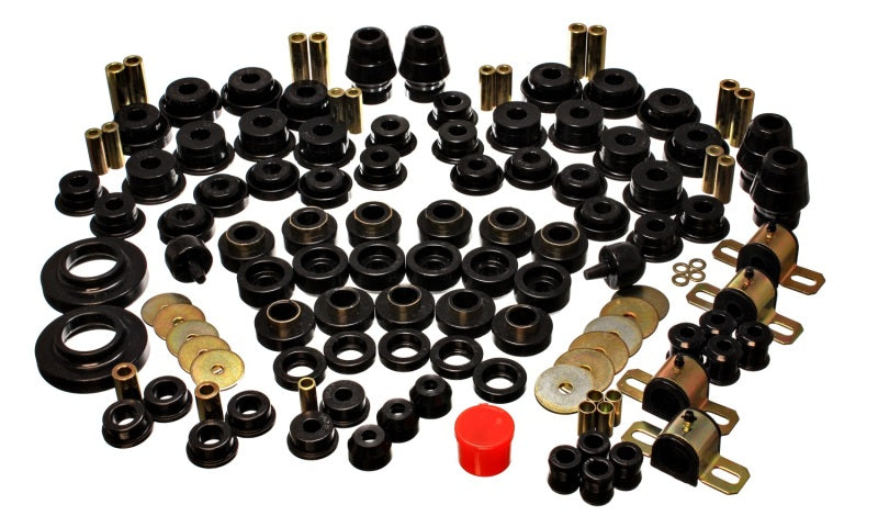 Energy Suspension 07-11 Jeep JK 2dr Black Hyper-Flex Master Bushing Set Bushings - Full Vehicle Kits Energy Suspension