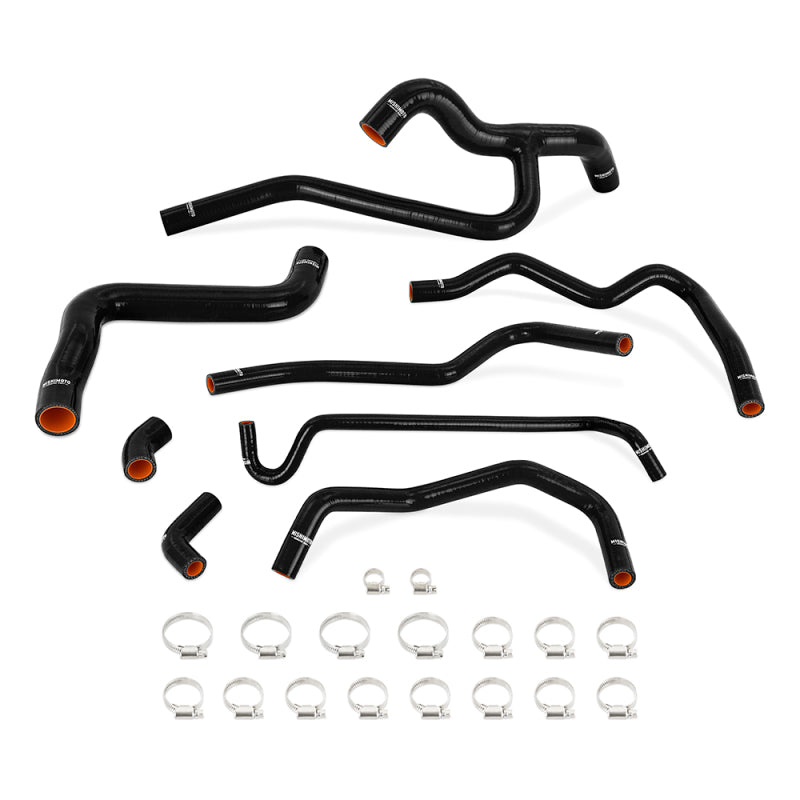 Mishimoto 05-10 Mustang V6 Silicone Radiator & Heater Hose Kit - Black Hoses Mishimoto