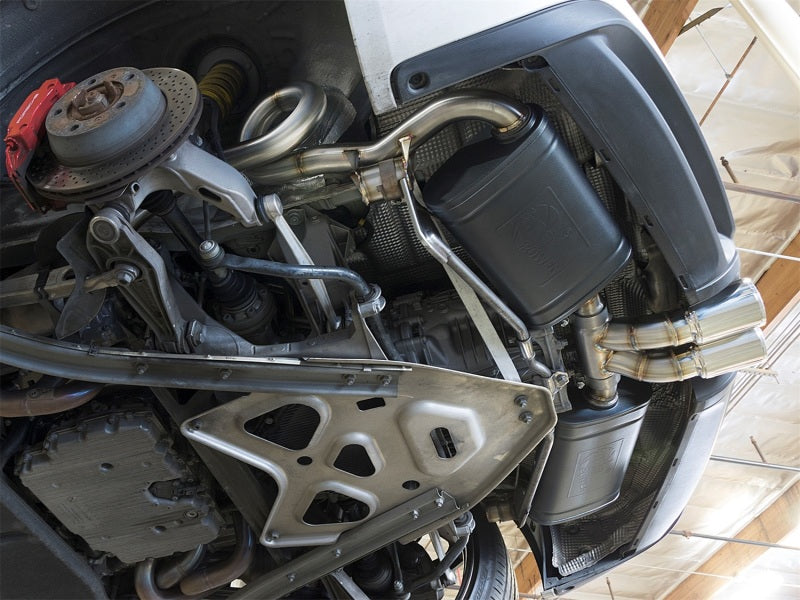 aFe MACHForce-Xp 2in 304 SS Cat-Back Exhaust w/Polished Tips 13-16 Porsche Boxster/Cayman 2.7L/3.4L Catback aFe