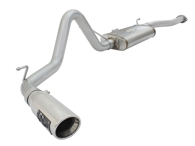 aFe MACH Force XP 2.5in Cat-Back Stainless Steel Exhaust w/Polished Tip Toyota Tacoma 13-14 2.7L Catback aFe