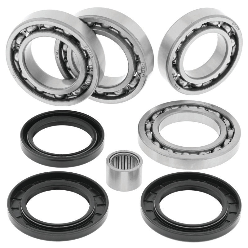 QuadBoss 13-15 Arctic Cat Wildcat 1000 Rear Differential Bearing & Seal Kit Bearings QuadBoss
