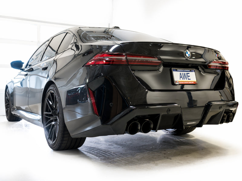 AWE Tuning BMW G90/G99 M5 Track Edition Cat-Back Exhaust - Diamond Black Tips Catback AWE Tuning
