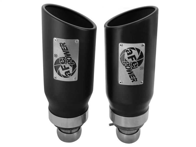 aFe Power 09-15 Dodge Ram 3.0L/5.7L Black Exhaust Tip Upgrade Catback aFe