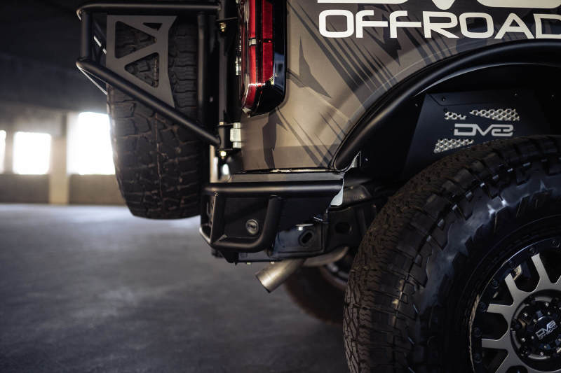 DV8 Offroad 21-23 Ford Bronco Competition Series Rear Bumper Bumpers - Steel DV8 Offroad