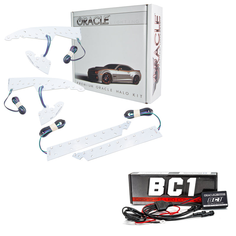 Oracle 14-15 GMC Sierra Headlight DRL Upgrade Kit - ColorSHIFT w/ BC1 Controller Headlights ORACLE Lighting