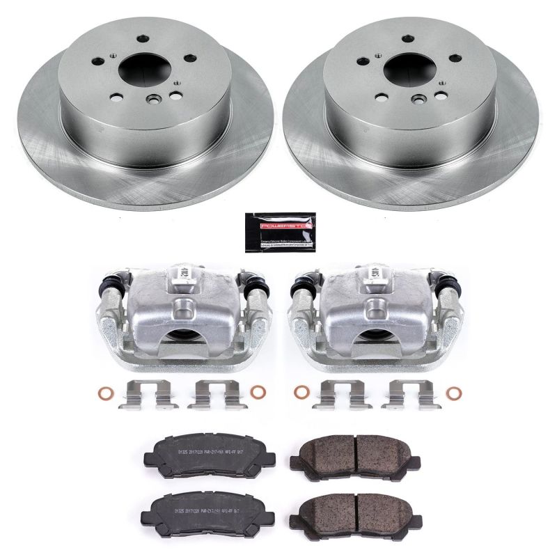 Power Stop 08-13 Toyota High Lander Rear Autospecialty Brake Kit w/Calipers Brake Kits - OE PowerStop