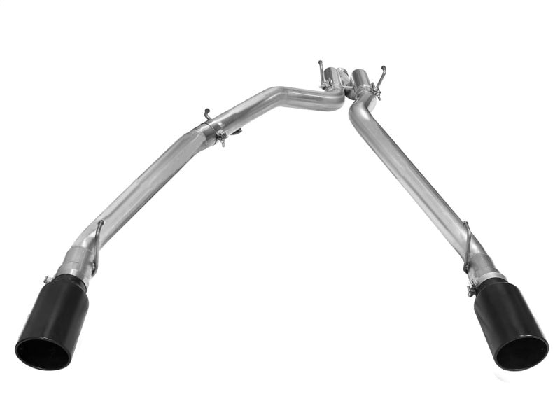 aFe MACHForce XP DPF-Back Exhaust 3in SS w/ 5in Black Tips 2014 Dodge Ram 1500 V6 3.0L EcoDiesel DPF Back aFe