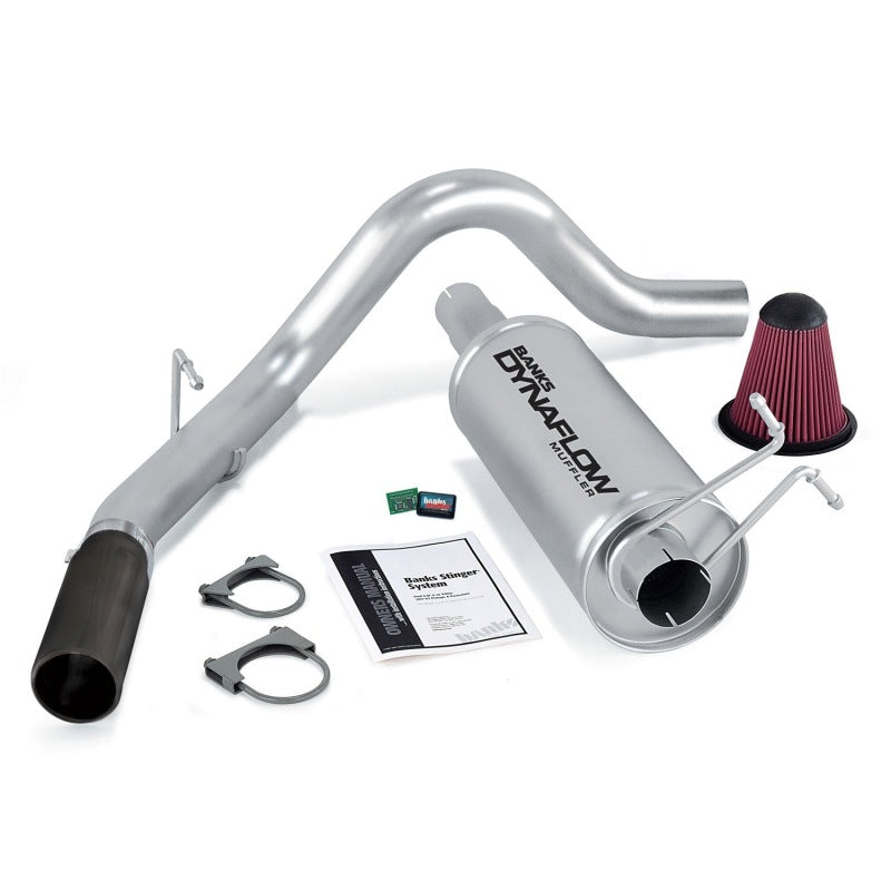 Banks Power 99-04 Ford 6.8L Ext/Crew Cab Stinger System w/ AutoMind - SS Single Exhaust w/ Black Tip Performance Packages Banks Power