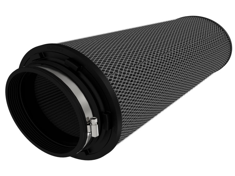 aFe POWER Magnum FLOW Blk Pro 5R Air Filter 6.75x5in Flange x 9.25x7.5 Base x 7.75x6 Top x 18 Height Air Filters - Universal Fit aFe