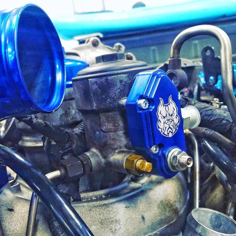 Sinister Diesel 03-07 Ford Powerstroke 6.0L Blue Spring Kit with Adjustable Billet Spring Housing Fuel Pressure Regulators Sinister Diesel