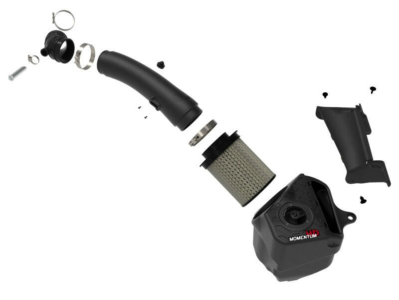 aFe 20-21 Jeep Wrangler (JL) V6-3.0L (td) Momentum HD Cold Air Intake System w/ Pro GUARD 7 Media Cold Air Intakes aFe