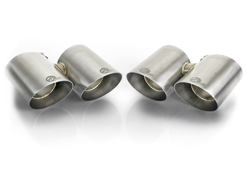 aFe MACH Force-Xp 304 SS OE Exhaust Tips Polished 12-16 Porsche 911 (C2S 991) H6 3.8L Catback aFe